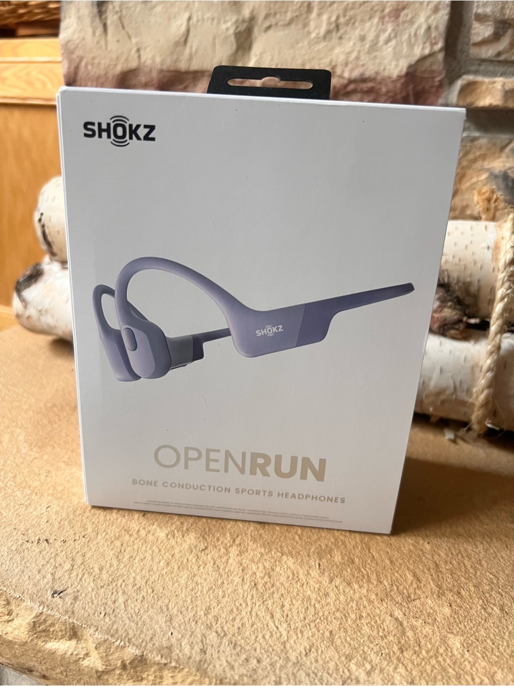 Shokz OpenRun headphones - Purple